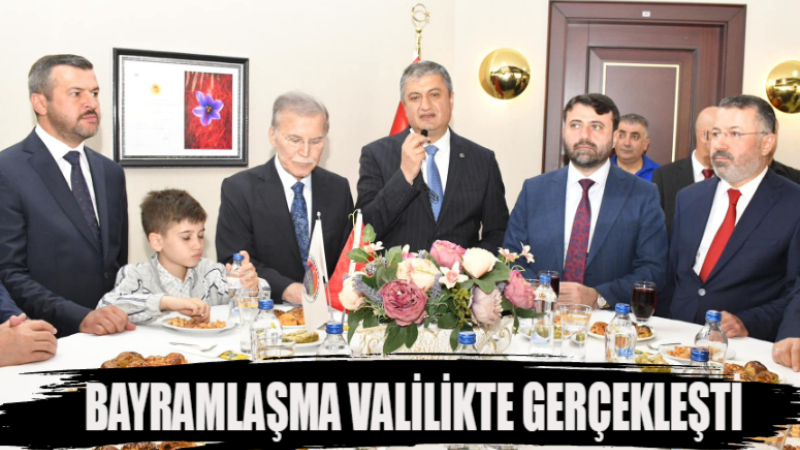 KARABÜK VALİLİĞİNDE BAYRAMLAŞMA GERÇEKLEŞTİ