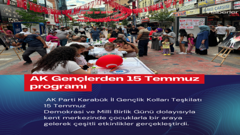 AK Gençlerden 15 Temmuz programı 