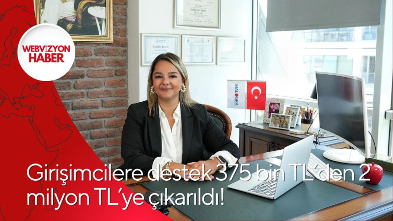 Girişimcilere destek 375 bin TL’den 2 milyon TL’ye çıkarıldı!