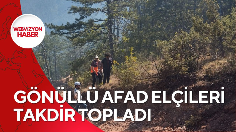 GÖNÜLLÜ AFAD ELÇİLERİ TAKDİR TOPLADI