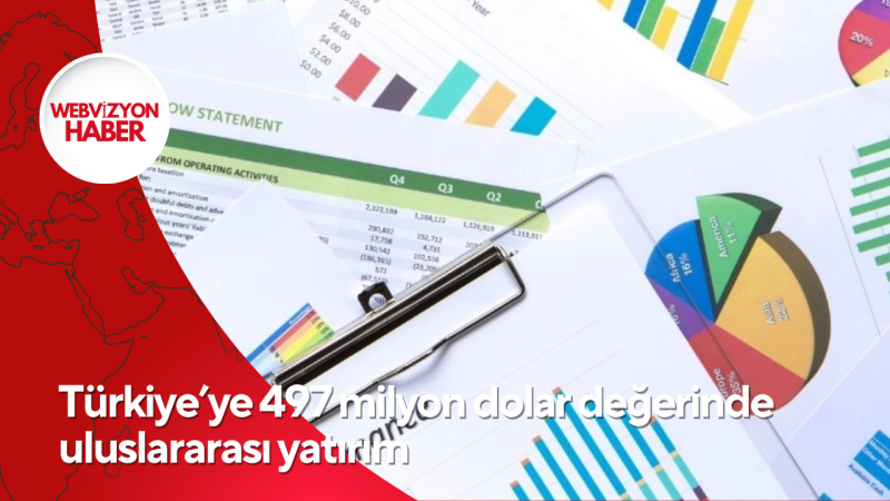 Türkiye’ye 497 milyon dolar değerinde uluslararası yatırım