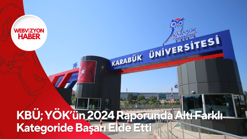 KBÜ; YÖK’ün 2024 Raporunda Altı Farklı Kategoride Başarı Elde Etti