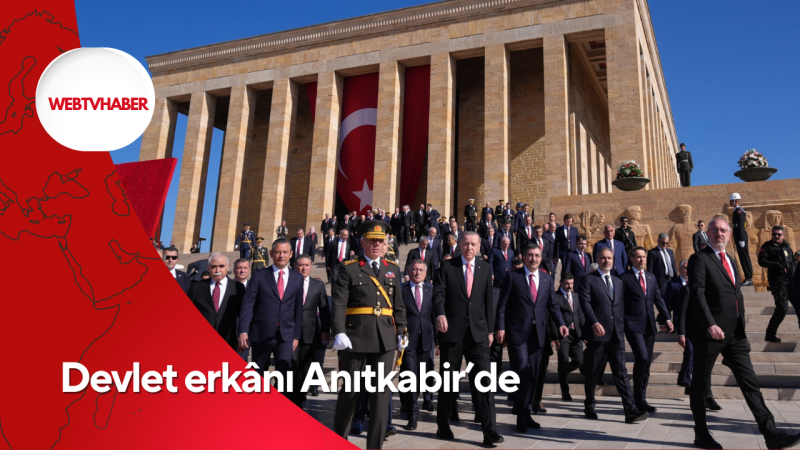 Devlet erkânı Anıtkabir’de