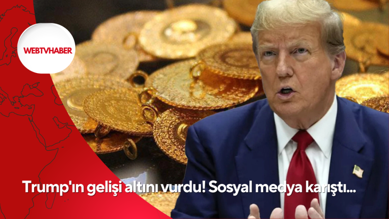 Trump'ın gelişi altını vurdu! Sosyal medya karıştı...