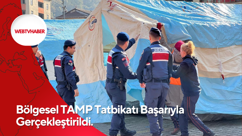 Bölgesel TAMP Tatbikatı Başarıyla Gerçekleştirildi.