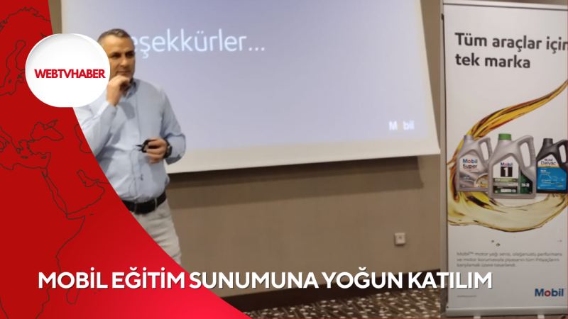 MOBİL EĞİTİM SUNUMUNA YOĞUN KATILIM