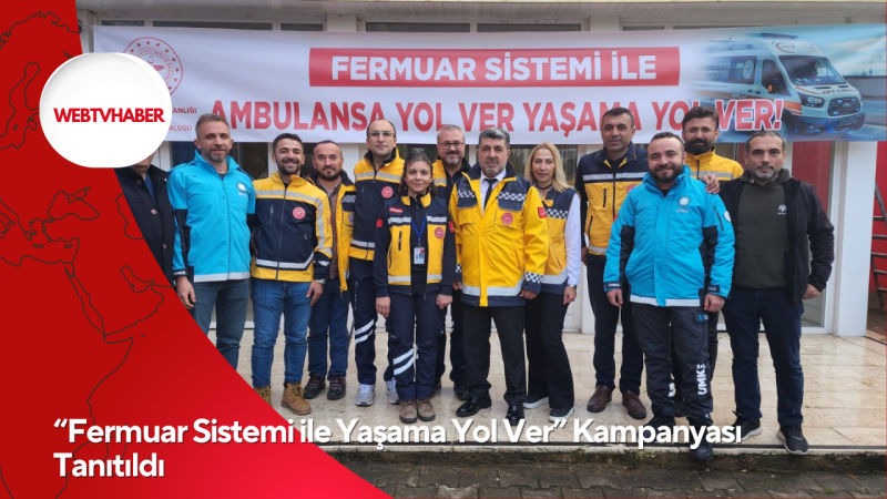 “Fermuar Sistemi ile Yaşama Yol Ver” Kampanyası Tanıtıldı