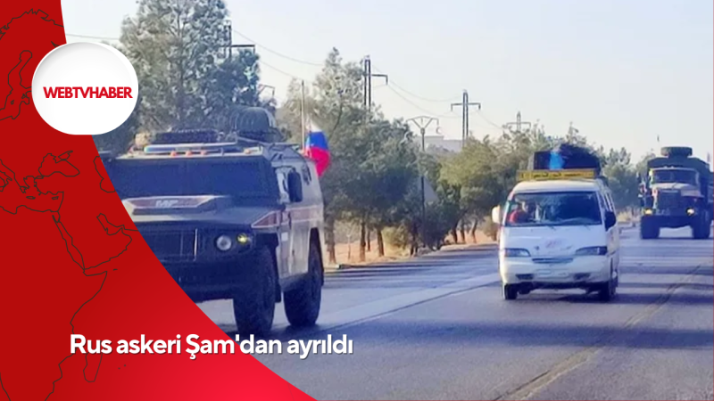 Rus askeri Şam'dan ayrıldı