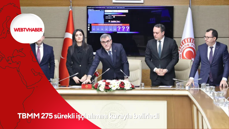 TBMM 275 sürekli işçi alımını kurayla belirledi