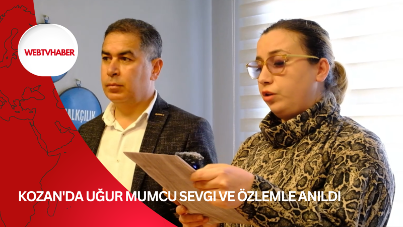 Kozan'da Uğur Mumcu Sevgi ve Özlemle Anıldı