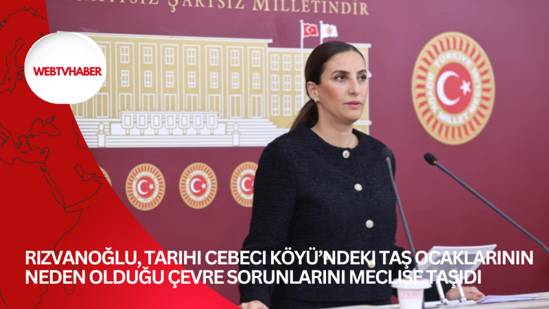 Rızvanoğlu, tarihi Cebeci Köyü’ndeki taş ocaklarının neden olduğu çevre sorunlarını Meclise taşıdı