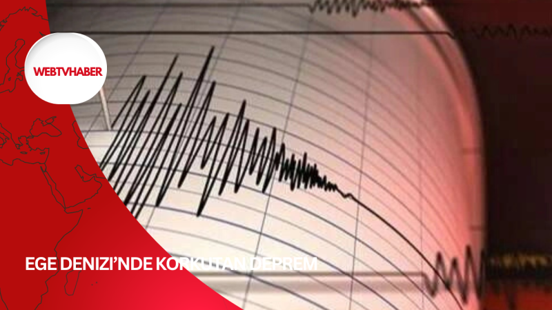 Ege Denizi’nde korkutan deprem