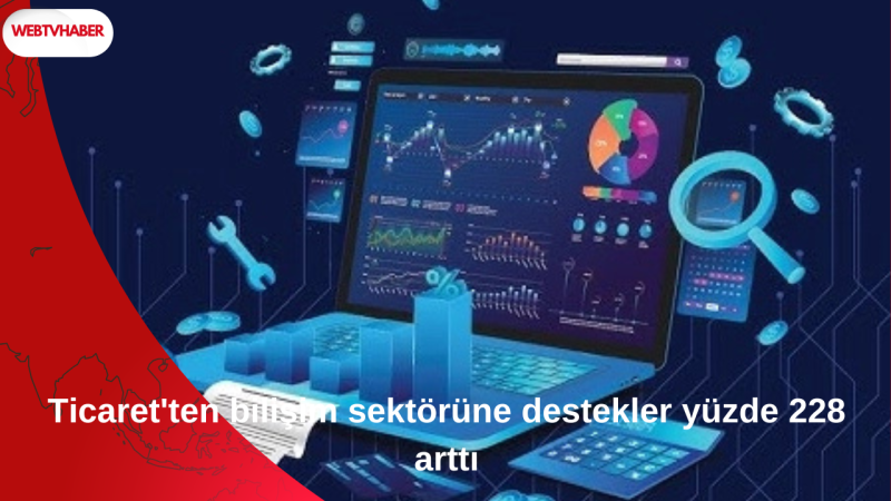 Ticaret'ten bilişim sektörüne destekler yüzde 228 arttı