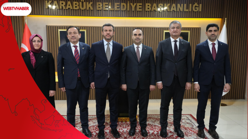 Sanayi ve Teknoloji Bakanı Mehmet Fatih Kacır’dan Karabük Belediyesi’ne Ziyaret