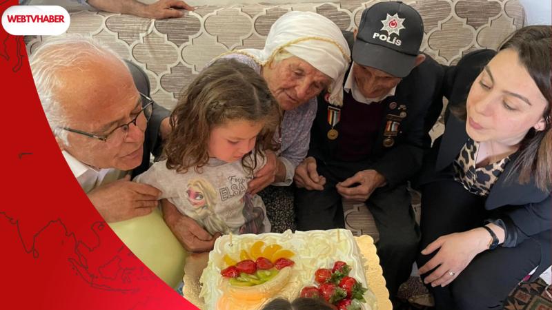 95 yaşındaki Kore Gazisine doğum günü sürprizi
